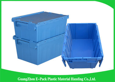 100% New Pp Plastic Attached Lid Containers Moving Storage Light Weight