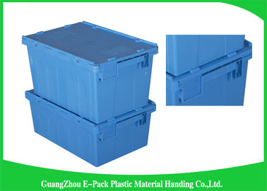 100% New Pp Plastic Attached Lid Containers Moving Storage Light Weight