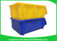 Shelf Wall Mounted Industrial Plastic Storage Boxes , Heavy Duty Plastic Stackable Bins