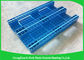 Single Faced Plastic Euro Pallets 100% Virgin HDPE Ventilated For Warehouse