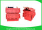 Large Volume Stackable Storage Plastic Containers with Attached Lids 600*400*365mm