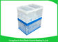 Solid Collapsible Plastic Containers , Foldable plastic storage bins