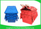 Plastic Storage Attach Lid Containers 600 * 400mm Assorted Height