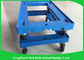 612 *412*145mm Customized Pallet Plastic Moving Dolly With PU Wheels 150KG Capacity