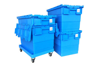 23.6' x 15.7' Storage Moving Stackable Plastic Tote Box With Hinged Lids