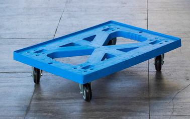 Impact - Resistance Large Plastic Moving Trolley Loading Capacity 225kg