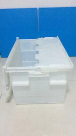 Standard Size PP Plastic Attached Lid Containers Higher Loading Capacity