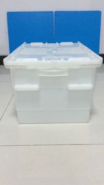 Standard Size PP Plastic Attached Lid Containers Higher Loading Capacity