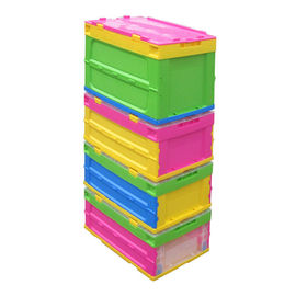 Logo Printing Non - Toxic Collapsible Plastic Containers American Standard Sizes