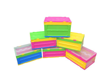 Logo Printing Non - Toxic Collapsible Plastic Containers American Standard Sizes