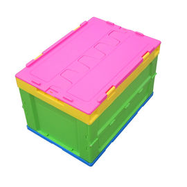 Logo Printing Non - Toxic Collapsible Plastic Containers American Standard Sizes