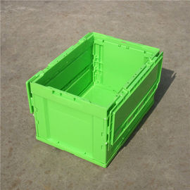 Convenient Plastic Collapsible Totes Bright Color For Appliance Industries