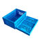 Fresh Food Loading Plastic Collapsible Crates 600*400*240 mm Mesh Structure