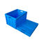 750*580mm Larger Plastic Collapsible Logistics Containers With Casters Convenient