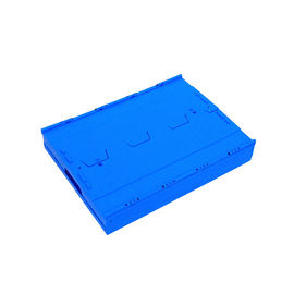 Attached Lids Larger Volume Plastic Collapsible Tote Boxes Stronger and Durability