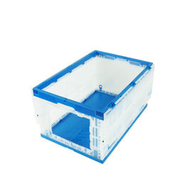 Folded Plastic Collapsible Containers Supply Chain Boxes Color Customized