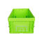 Standard Size Green Collapsible Plastic Containers / Foldable Plastic Box