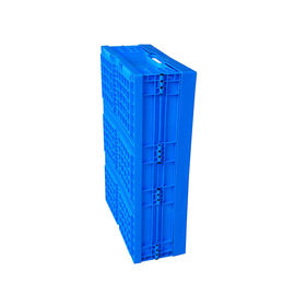 Stacking Design Collapsible Plastic Box For Grocery Food / Garment Companies