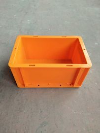 Orange Color Euro Stacking Containers 300*200 mm /  Stackable Plastic Storage Containers