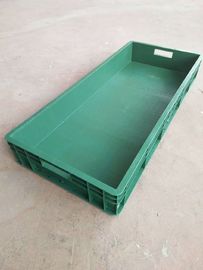 Euro Virgin Polyethylene Stacking Boxes 900*400*120 mm Reinforcing Inside For Stable Loading Divider Storage