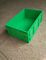 Virgin Polyethylene Green Stackable Plastic Storage Containers 600*400*230mm Standard Size Conveyor And Sorting System
