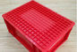 Virgin Plastic Red Euro Stacking Containers 400*300 mm Conveyor Sorting System Lids Option