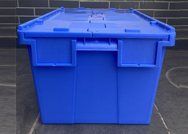 Recycable Logistics Stack Plastic Attached Lid Containers