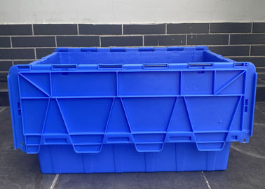 Recycable Logistics Stack Plastic Attached Lid Containers