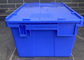 Customized Color 150kg Moving Plastic Nest Container Attached Lid
