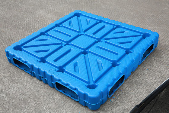 1100*1100mm Double Face PE Blow Molding Plastic Pallets