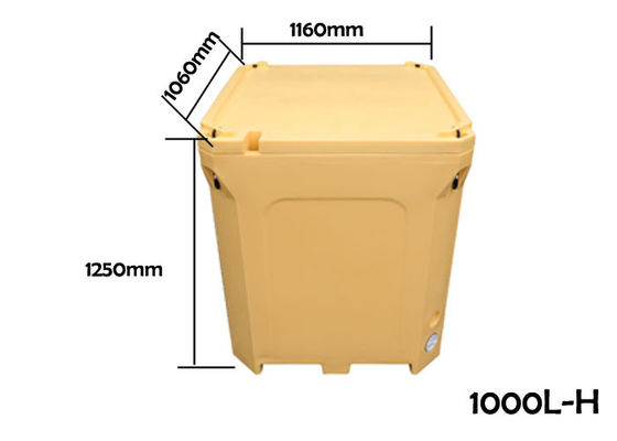 Plastic Rotational Molding 1000L Dry Ice Cold Box For Seafood