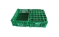 Vegetables Folding Plastic Crate Industrial Fruit Storage Crates 400*300*140mm