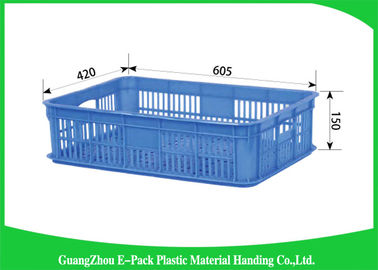 Household Plastic Food Crates Foldable Folding Solid For Fruit And Vegetable