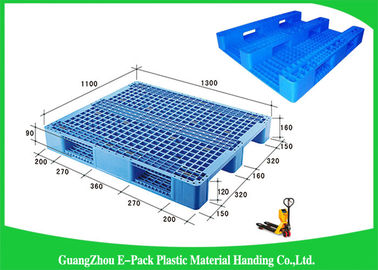 100% Virgin HDPE Plastic Euro Pallets Ventilated Stackable For Food Industry