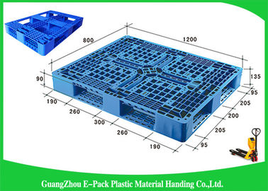 Durable Nestable Plastic Euro Pallets Anti - Slip For Transport Industrial