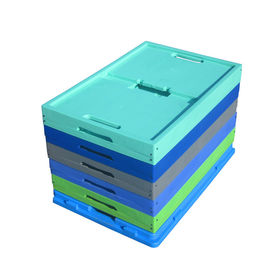 30kgs Loading Capacity Virgin PP Collapsible Stacking Containers 600*400 mm Series