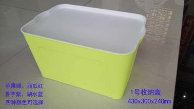 Yellow Plastic Storage Containers With Lids / Large Plastic Storage Bins