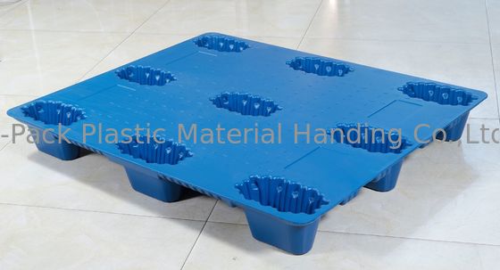 Transportation Plastic Pallets 1200*1000 Mm Nesting Blow Molding
