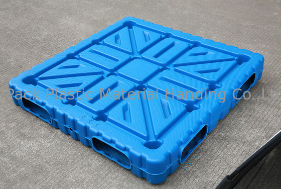 1100*1100mm Double Face PE Blow Molding Plastic Pallets