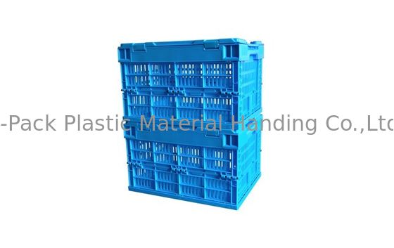 Impact - Resistance Collapsible Fruit And Vegetable Plastic Crates With Lids