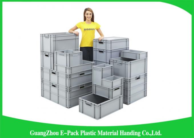 Virgin PP Plastic Stacking Boxes Light Weight , Large Plastic Storage ...