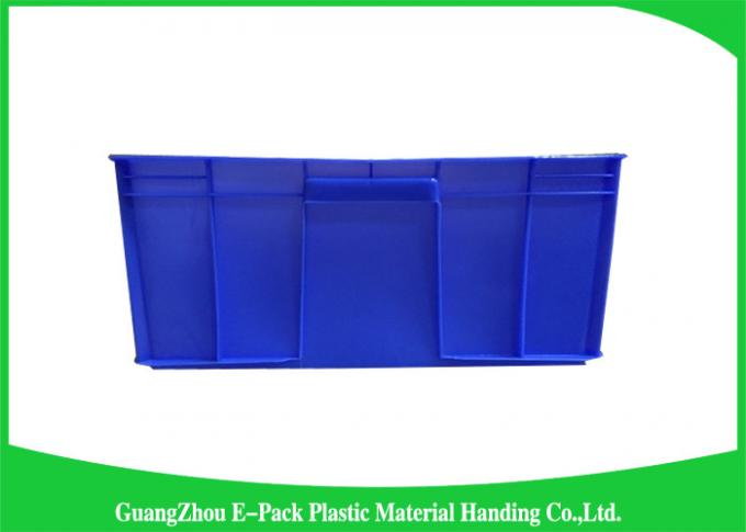 Stackable Blue Containers Big Capacity Plastic Stackable Containers Warehousing Transportation Blue