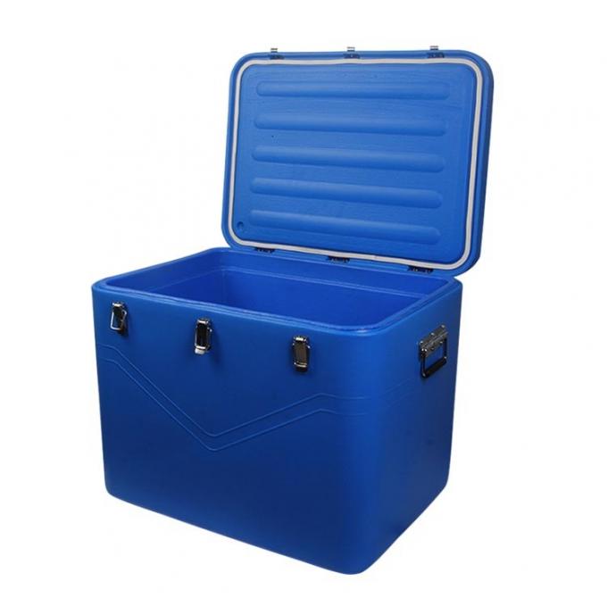 100L Plastic Fish Travel Insulated Cool Box For Outdoor Activities / Fresh Chiller Ice Box