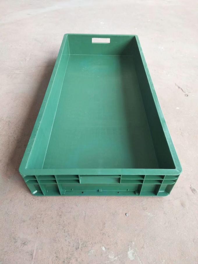 Stacking Poly Box Euro Virgin Polyethylene Stacking Boxes 900*400*120 mm Reinforcing ...